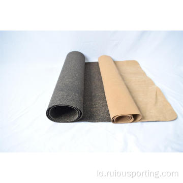 ຢາງພາລາທໍາມະຊາດ Cork Yoga Mat eco ທີ່ເປັນມິດ